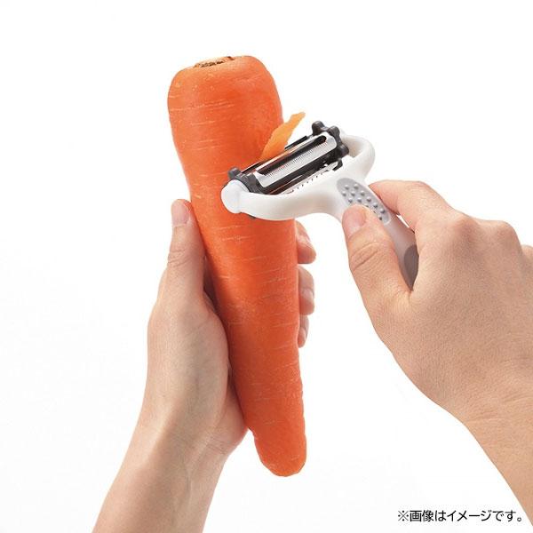 タマハシ 3wayピーラー TP-32 / 皮むき器 ピーラー 3役 千切り 便利