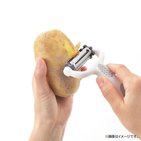 タマハシ 3wayピーラー TP-32 / 皮むき器 ピーラー 3役 千切り 便利