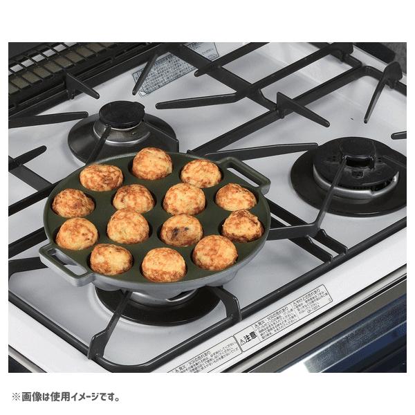 たこ焼器 14穴 ふっ素加工 ガスコンロ専用 パール金属 おやつDE たこ焼器 14穴 ふっ素加工 ガスコンロ専用 パール金属 おやつDE