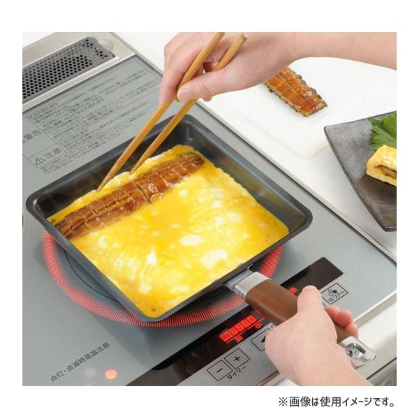 ヨシカワ ワイド玉子焼き 20×20cm IH対応 YJ9628 / 日本製 フライパン