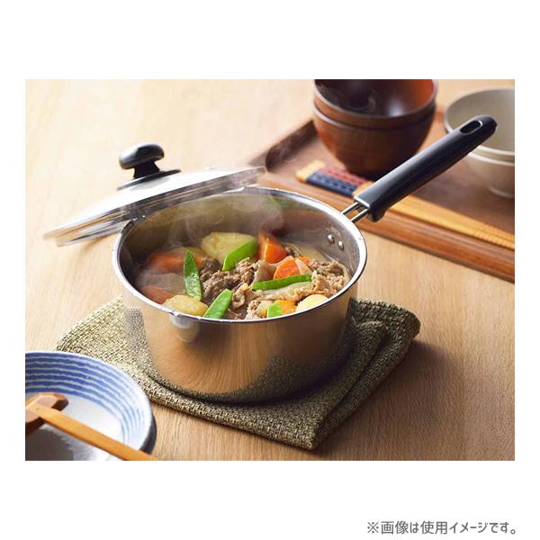 ヨシカワ 片手二段蒸し器 18cm 蒸しごよみ SJ3357 / IH対応 蒸し器