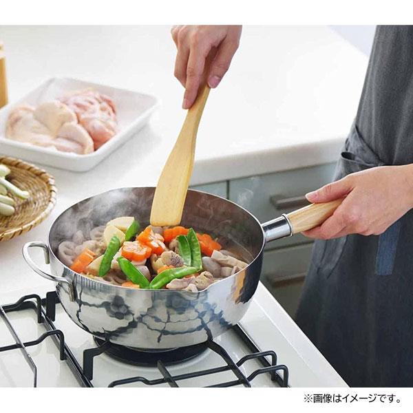ヨシカワ ステンレス雪平鍋 24cm (補助ハンドル付) YJ3368 / 日本製 IH
