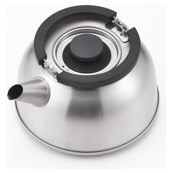コンパクトなケトル 2.8L ストレーナー付 ヨシカワ FLAT SJ3463 コンパクトなケトル 2.8L ストレーナー付 ヨシカワ FLAT SJ3463
