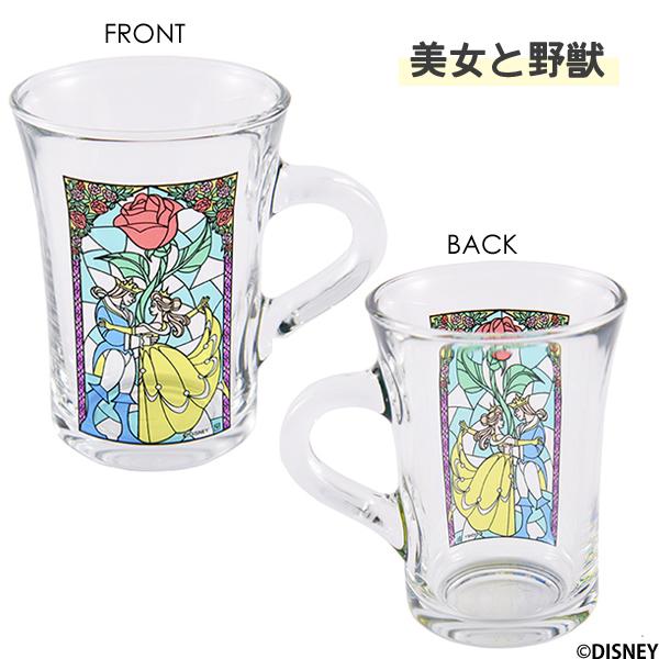 ヤクセル マグカップ 230ml ディズニー ステンドグラス風 / 電子 ヤクセル マグカップ 230ml ディズニー ステンドグラス風 / 電子