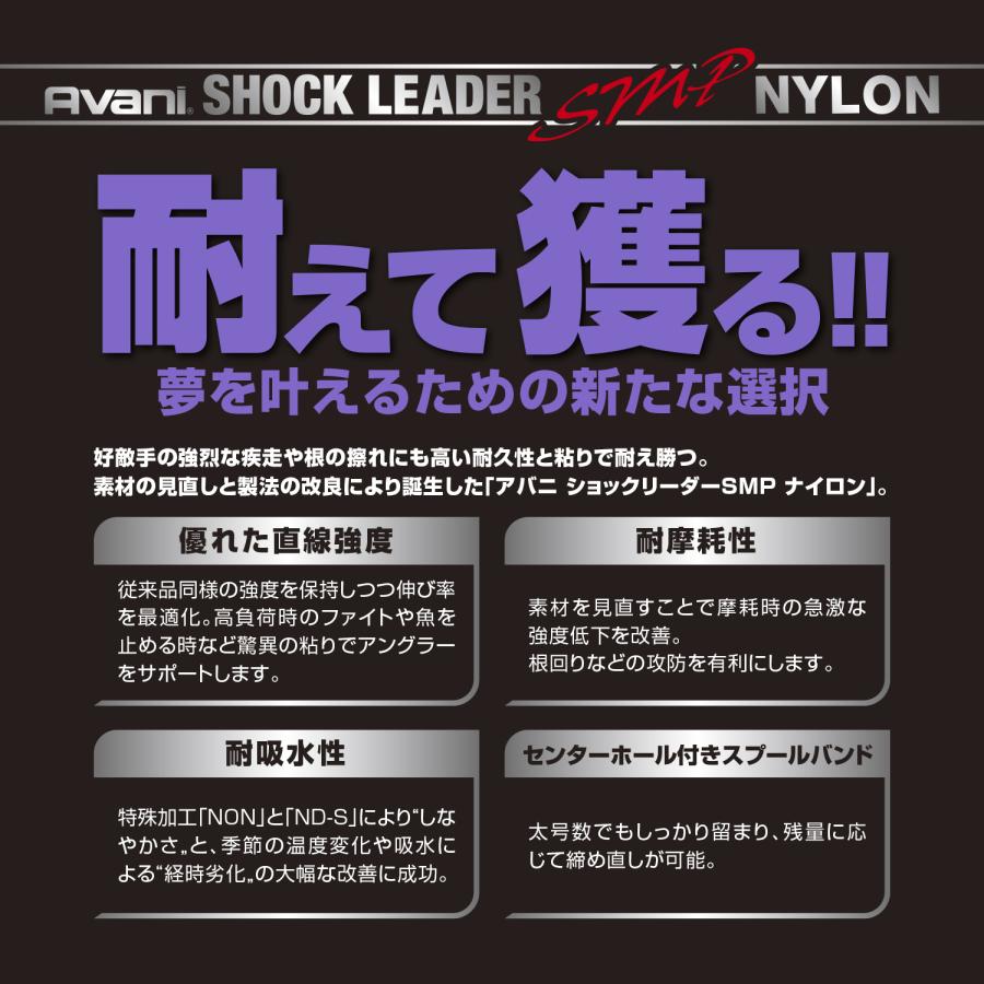 VARIVAS（バリバス） アバニ ショックリーダー SMP ナイロン 20号 80LB