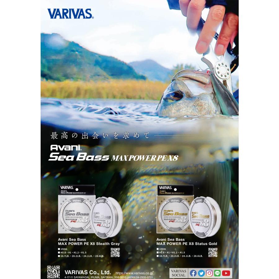 VARIVAS（バリバス） アバニ シーバス マックスパワーPE X8 ステルス