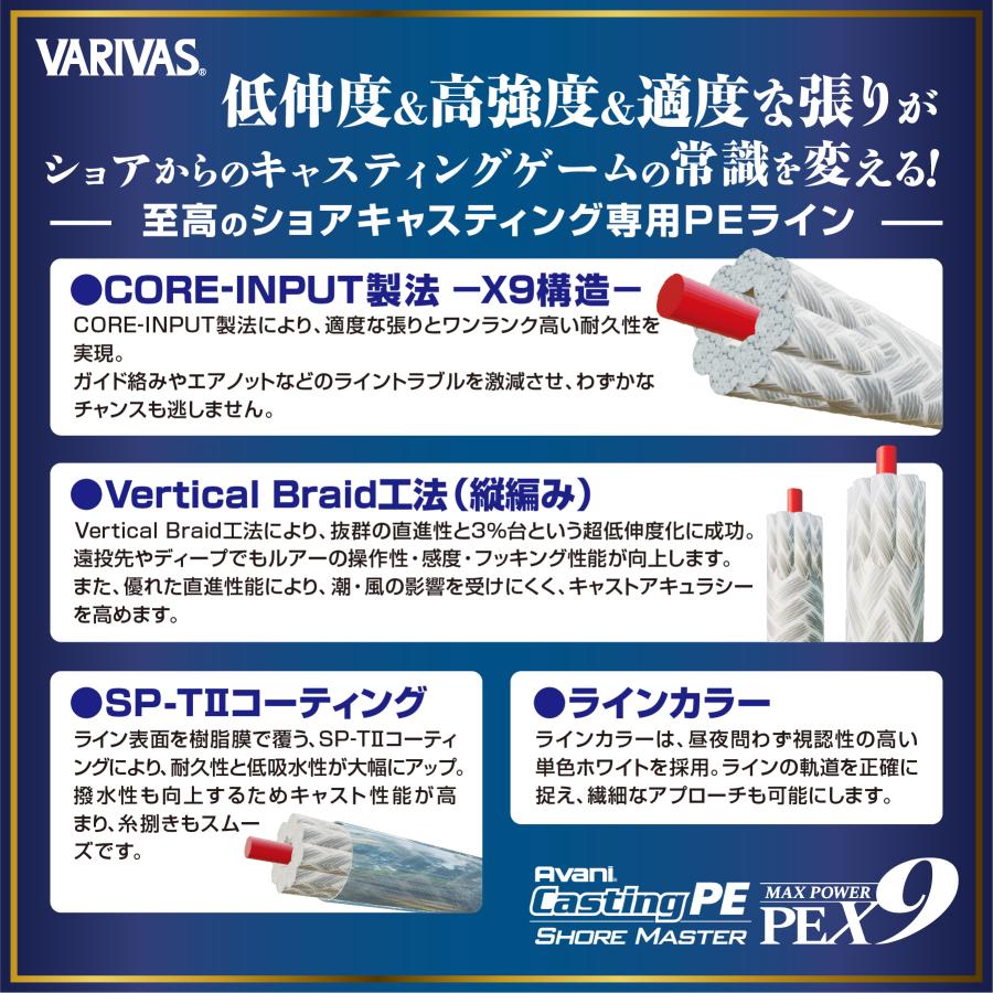 VARIVAS（バリバス） アバニ キャスティングPE マックスパワー X9