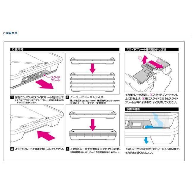 DAIWA（ダイワ） イカ様トレーAL S 3枚セット : 矢田屋ヤフー店 - 通販