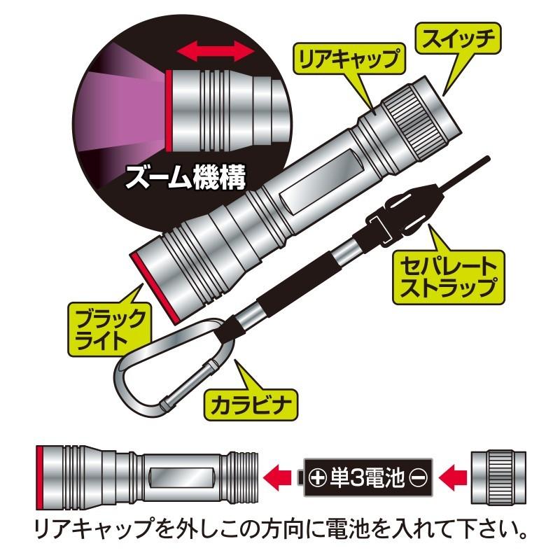 PROX（プロックス） 四代目根魚権蔵蓄光器ズームレンズ PX9184GP LED
