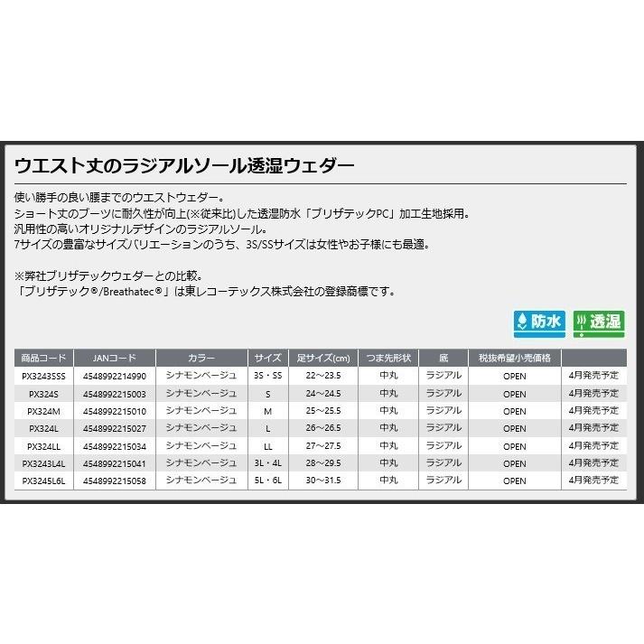 当店限定販売 PROX プロックス ブリザテック ポリカウェダーウエスト