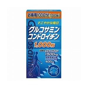 YUWA）グルコサミンコンドロイチン 1000粒 : やどりぎDライフ