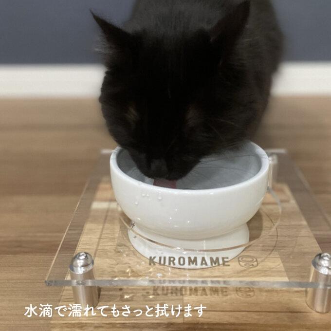 ねこ　倒れにくい 水飲み台 （名入れ可） オリジナル 犬 猫 うちの子 | 宿と猫 | 10