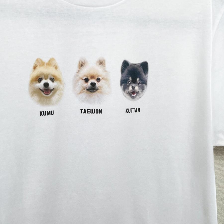 Tシャツ メンズ レディース 子ども うちの子 オーダー 半袖 おしゃれ 猫 犬 ポイント 名入れ | 宿と猫 | 11