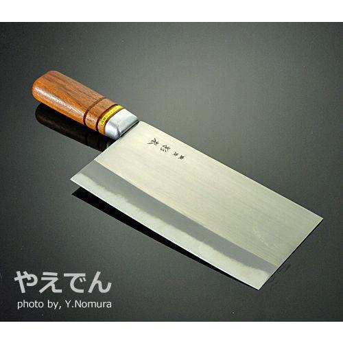 杉本 SUGIMOTO　中華料理庖丁 純日本鋼本鍛練鋼割込式炭素鋼製品 CM小型中華庖丁 CM4030 薄口 包丁｜yaeden