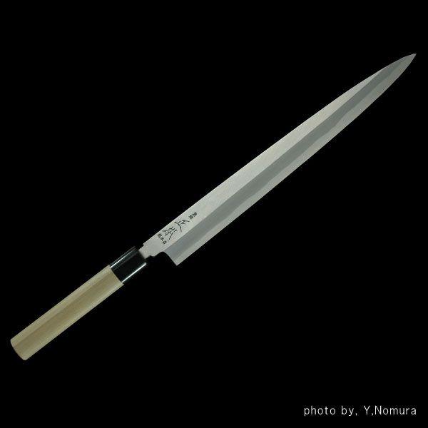 正本 包丁 登録正本 総本店　刺身包丁 正本総本店 MASAMOTO本霞・玉白鋼 柳刃刺身庖刀 包丁 300mm KS0430