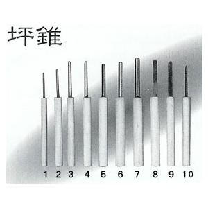正本総本店 MASAMOTO ムキモノ道具 坪錐 10本セット MD010S