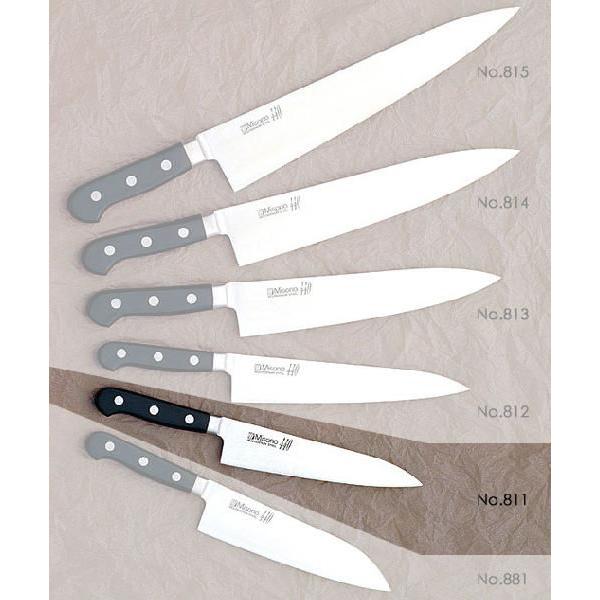 ミソノ刃物 440シリーズ 牛刀 包丁 180mm　No.811　ツバ付 16クローム鋼　Misono