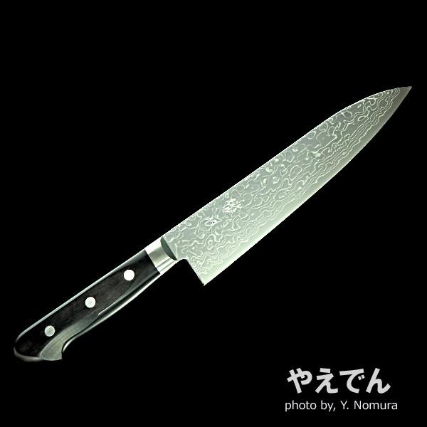 昴オリジナル庖丁シリーズ 徹夜  牛刀 210mm ダマスカス 45層鋼