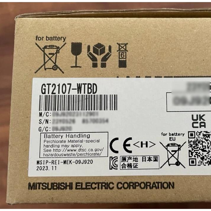 三菱（MITSUBISHI） GT2107-WTBD Mitsubishi Touch Panel GT2107WTBD