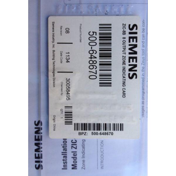 シーメンス Siemens XLS ZIC8B With 8 Class B Circuits For Speakers, Strobes