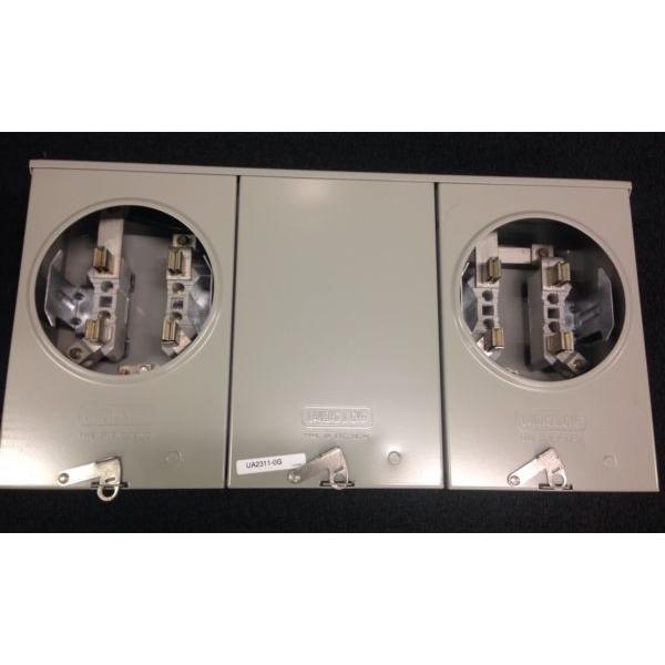 シーメンス UA23110G Siemens 100A Overhead Underground Meter Socket 2 Gang