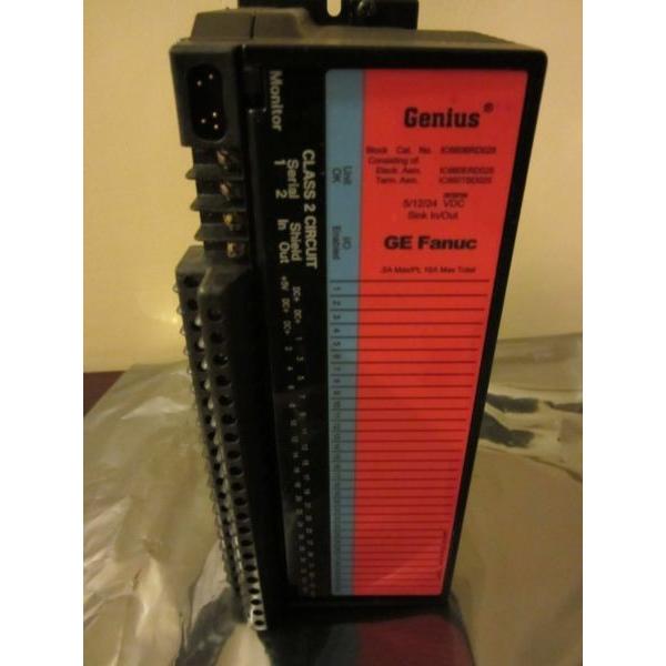GE FANUC GENIUS IC660BRD025， 5/12/24VDC SINK I/O