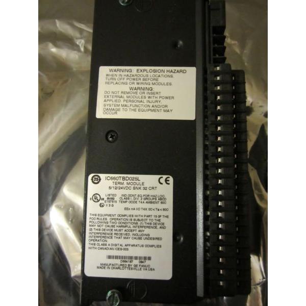 GE FANUC GENIUS IC660BRD025， 5/12/24VDC SINK I/O_2