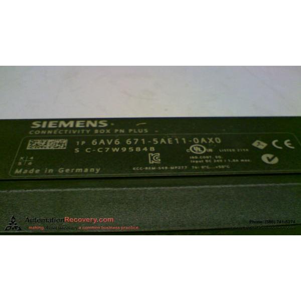 公式の限定商品 シーメンス SIEMENS 6AV6 671-5AE11-0AX0， TERMINAL BOX FOR HMI MOBILE PANEL， #146591