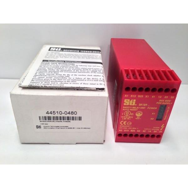 OMRON / STI SAFETY RELAY 445100480 445100480 SR12A 24V AC/DC オムロン