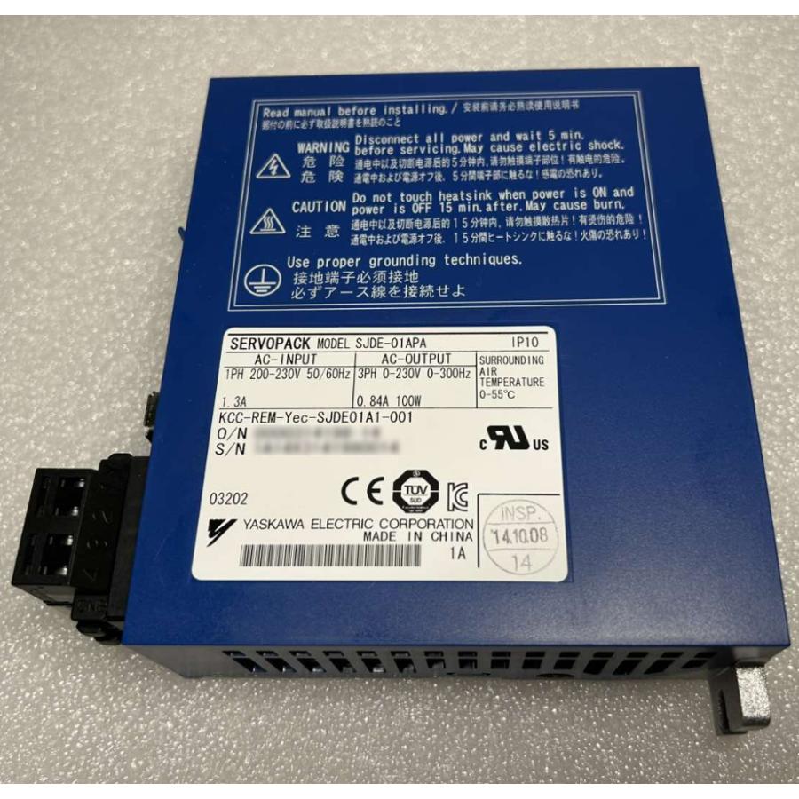SJDE-01APA YASKAWA 安川電機 SERVOPACK サーボアンプ 100W : 八重洲堂