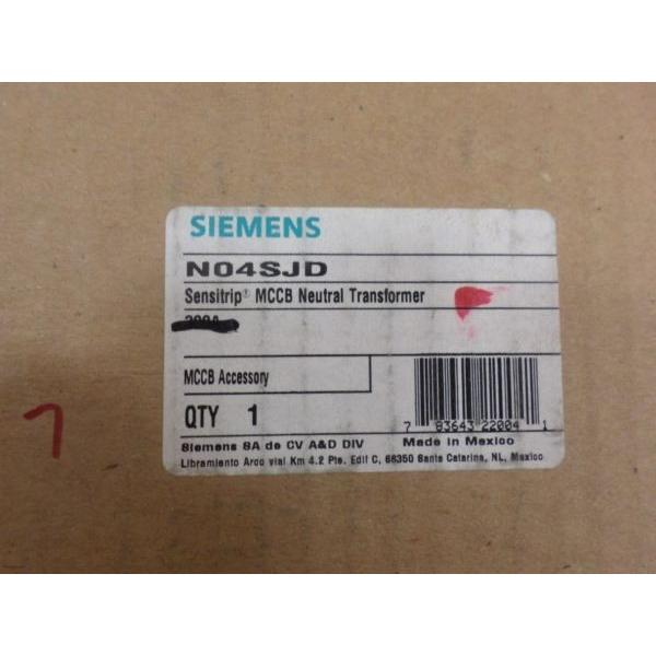 シーメンス 1 Surplus Siemens N04SJD Neutral trans 400A Sensitrip III SJD SHJD