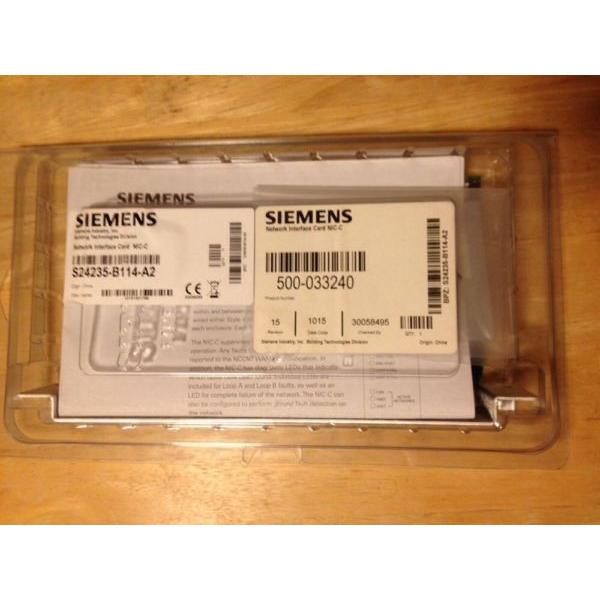 シーメンス SIEMENS NICC FIRE ALARM NETWORK INTERFACE CARD 500033240