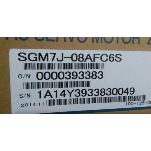 SGM7J-08AFC6S YASKAWA SGM7J-O8AFC6S