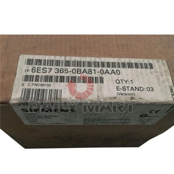 シーメンス Siemens 6ES7365-0BA81-0AA0 Simatic S7-300 Interface Module Unit