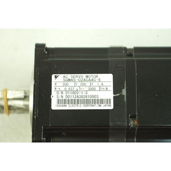 YASKAWA AC SERVO MOTOR SGMAS-02ACA4C-E (箱無）_1