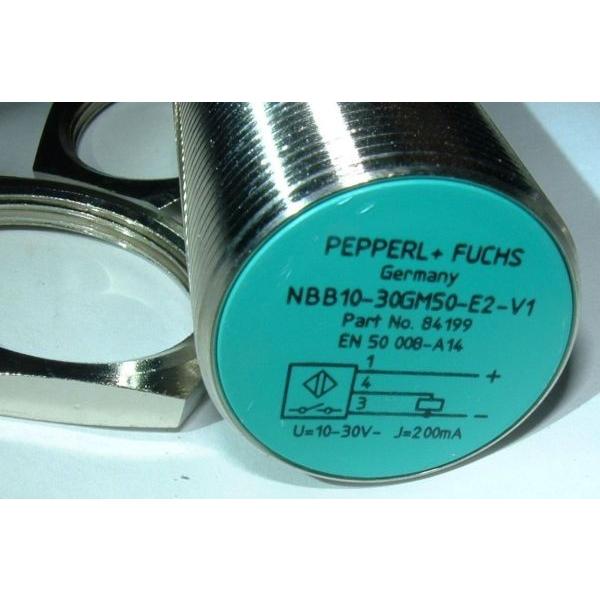 【メーカー包装済】 Pepperl+ Fuchs NBB10-30GM50-E2-V1 inductive proximity switch 10-30v npn no 84199