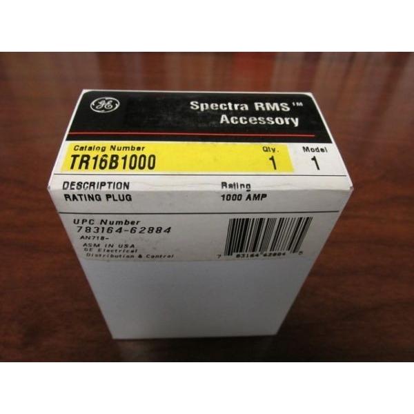 New TR16B1000 GE 1000 Amp Rating Plug a Spectra RMS Accessory for GE Trip Units_2