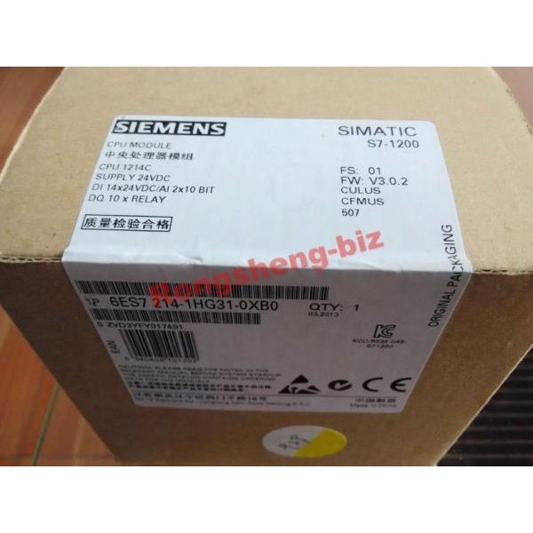 シーメンス Siemens PLC CPU Unit 6ES7 214-1HG31-0XB0 6ES7214-1HG31-0XB0