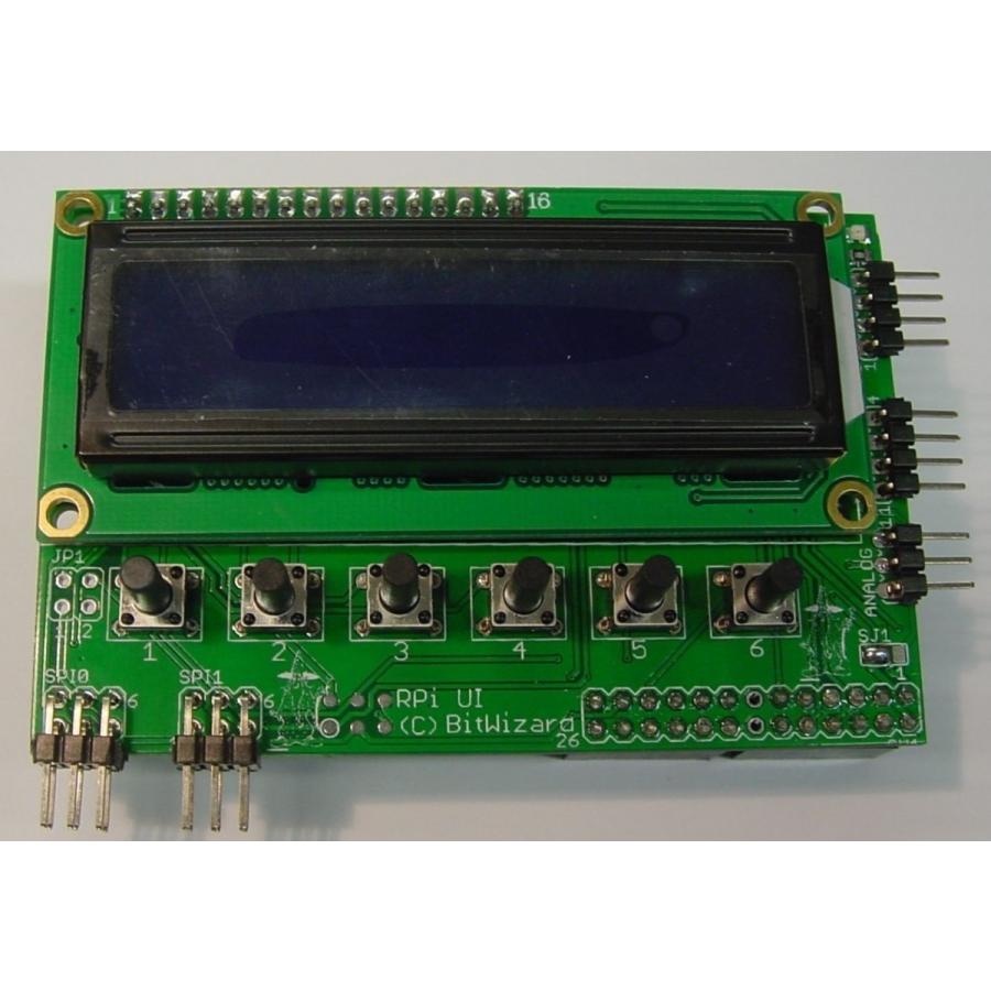 RPI_UI - User Interface for Raspberry pi (with blue 16x2 LCD, buttons ...