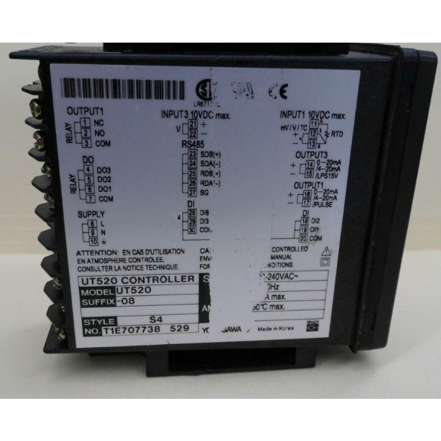 YOKOGAWA UT520-08 (USED, good working condition) UT52008 YOKOGAWA UT520-08 (USED, good working condition) UT52008