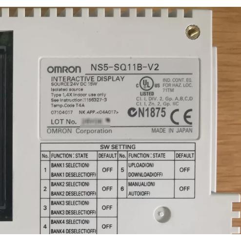 オムロン NS5-SQ11B-V2 OMRON Touch Panel NS5SQ11B-V2 : 八重洲