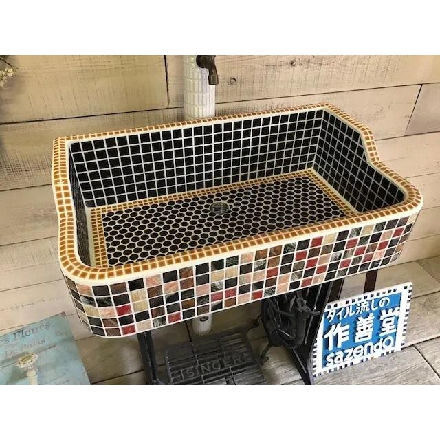 ガーデンシンク おしゃれ タイル 屋外用 タイルシンク 日本製 ガーデンシンク おしゃれ タイル 屋外用 タイルシンク 日本製