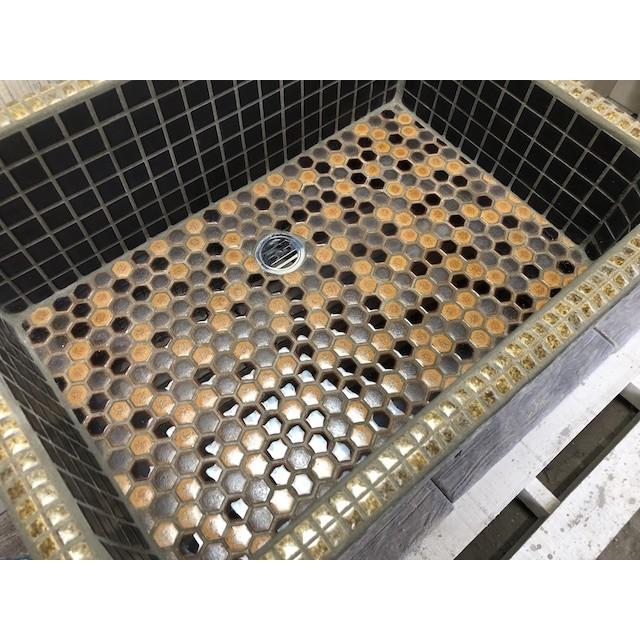 ガーデンシンク おしゃれ タイル 屋外用 タイルシンク 日本製 シンク