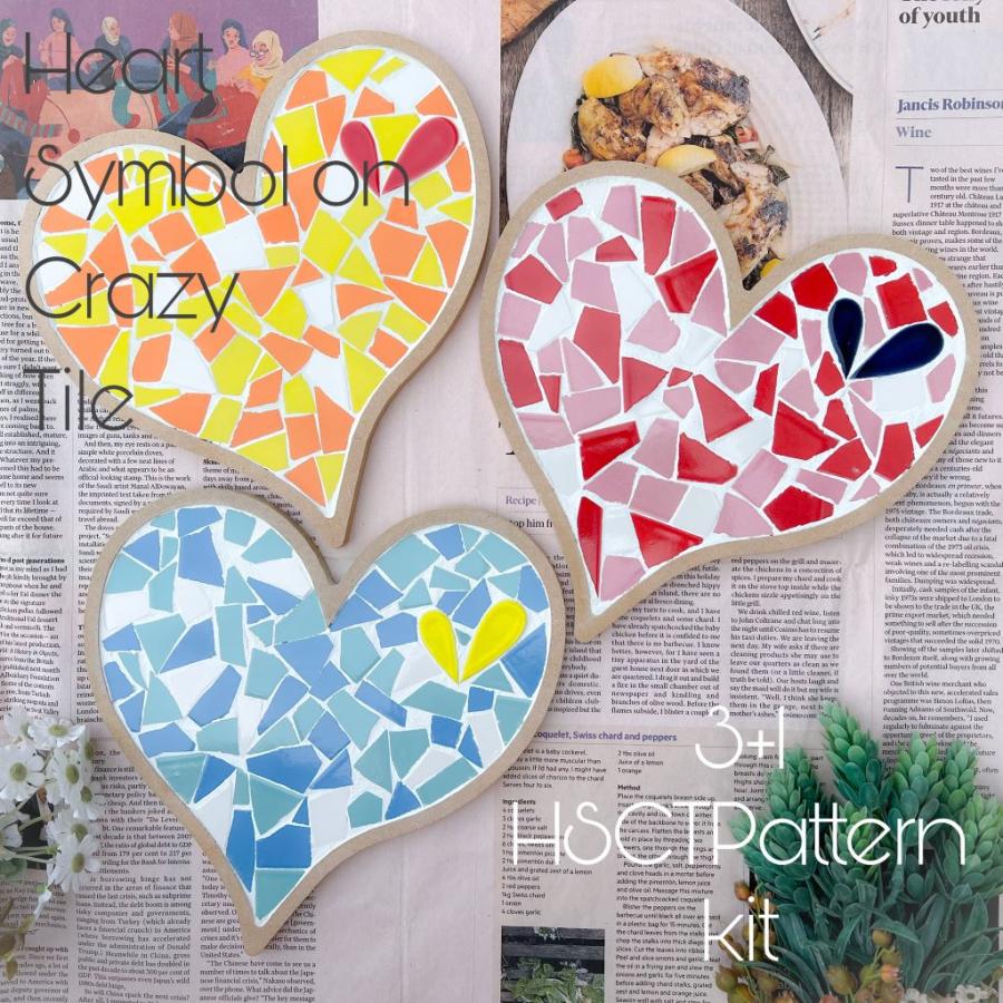 はじめてのクラッシュタイルアート 3+1 HSCTPattern kit タイル