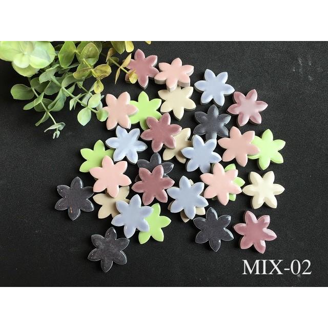 人気ステラ MIX 美濃焼モザイクタイル バラ 30個袋入り 材料、資材 光モール 透明ペットアングル クリア 20×20×1.2×1000(mm) NO.239