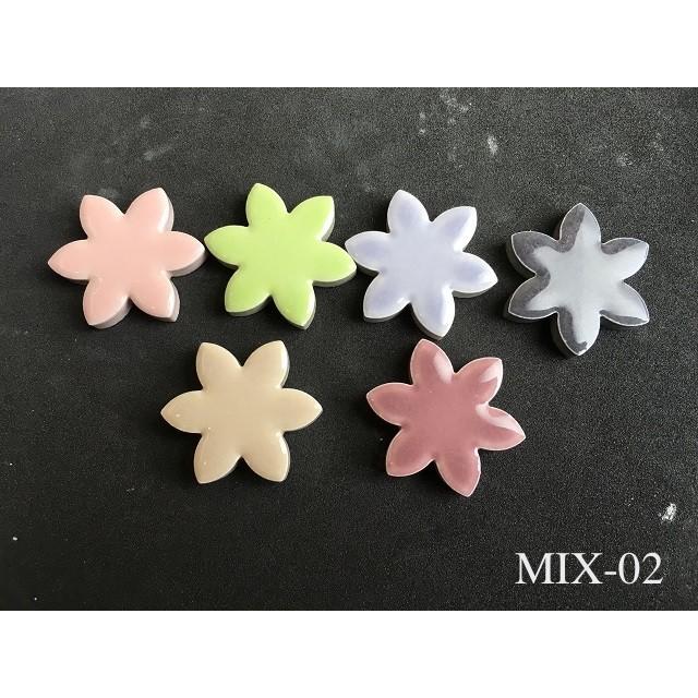 人気ステラ MIX 美濃焼モザイクタイル バラ 30個袋入り 材料、資材 光モール 透明ペットアングル クリア 20×20×1.2×1000(mm) NO.239