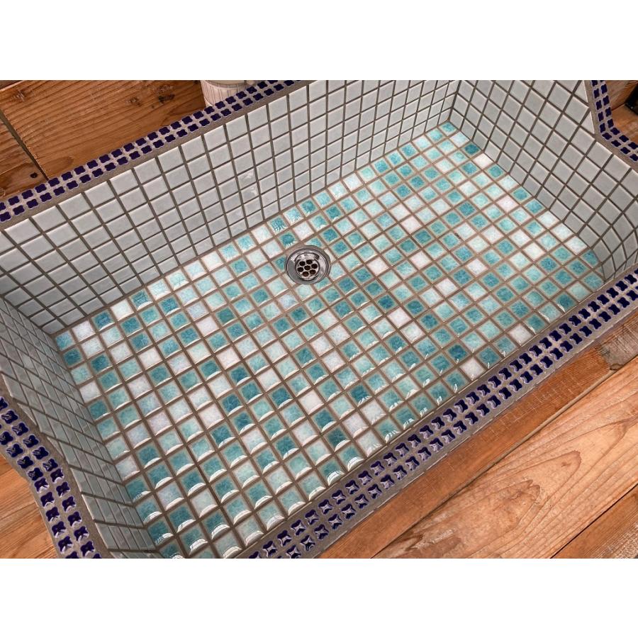 タイルガーデンシンク ベージュ yafoo-sazendo_lighit-s005