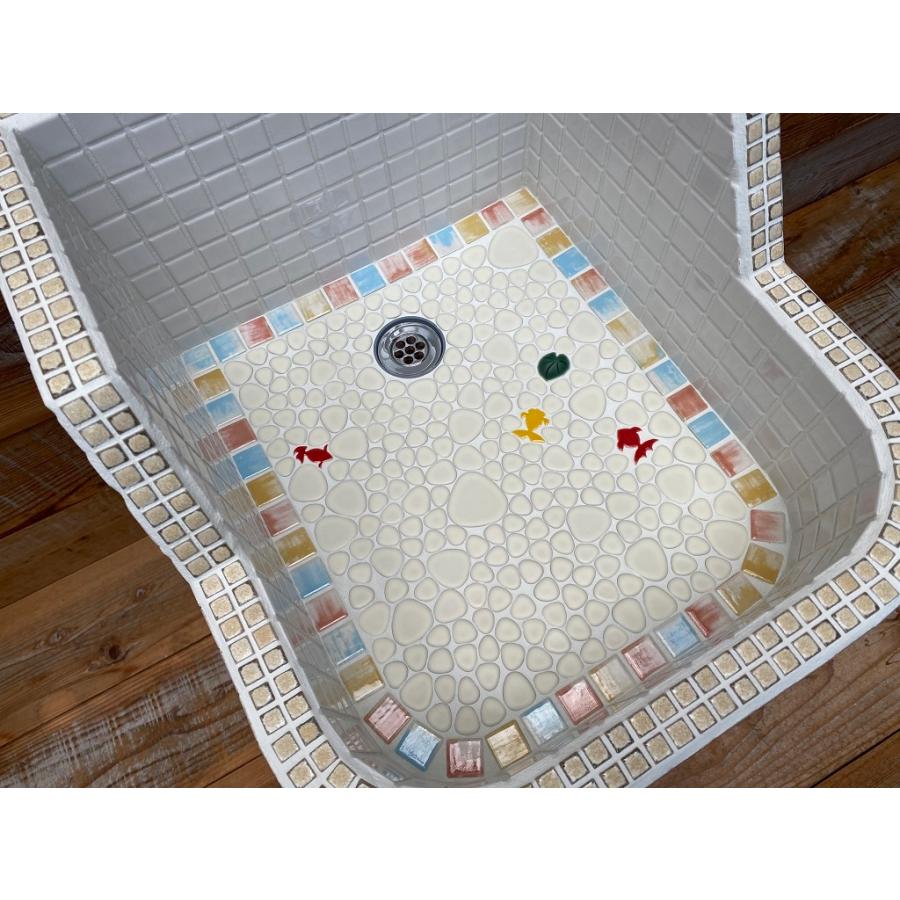 瞬間的お値下げ‼️モザイクタイル ガーデンシンク ミニ型　長方形 瞬間的お値下げ‼️モザイクタイル ガーデンシンク ミニ型 長方形