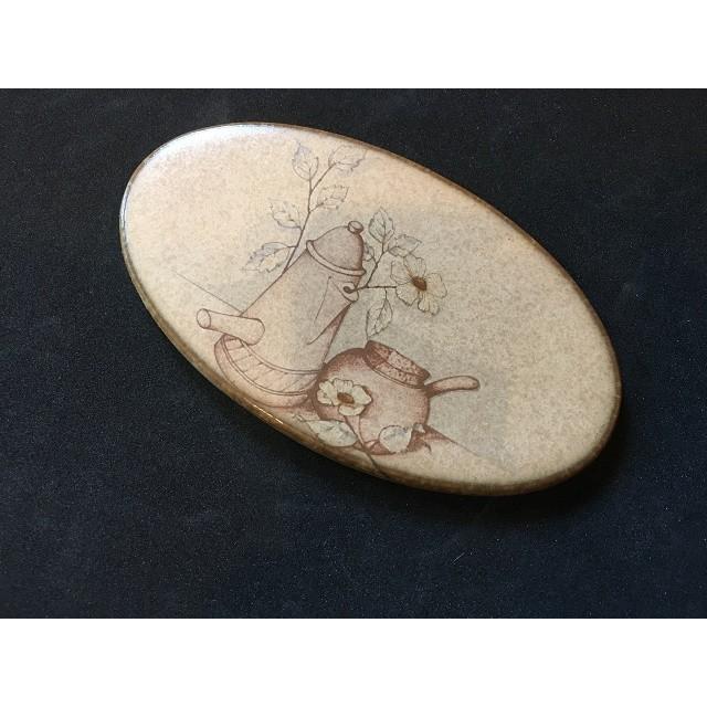 レトロなアンティーク美濃焼モザイクタイル 楕円形タイル（PR4） : 作