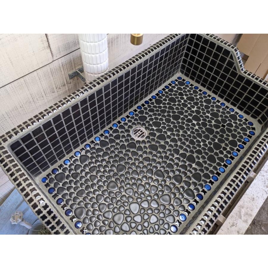 ガーデンシンク おしゃれ タイル 屋外用 タイルシンク 日本製